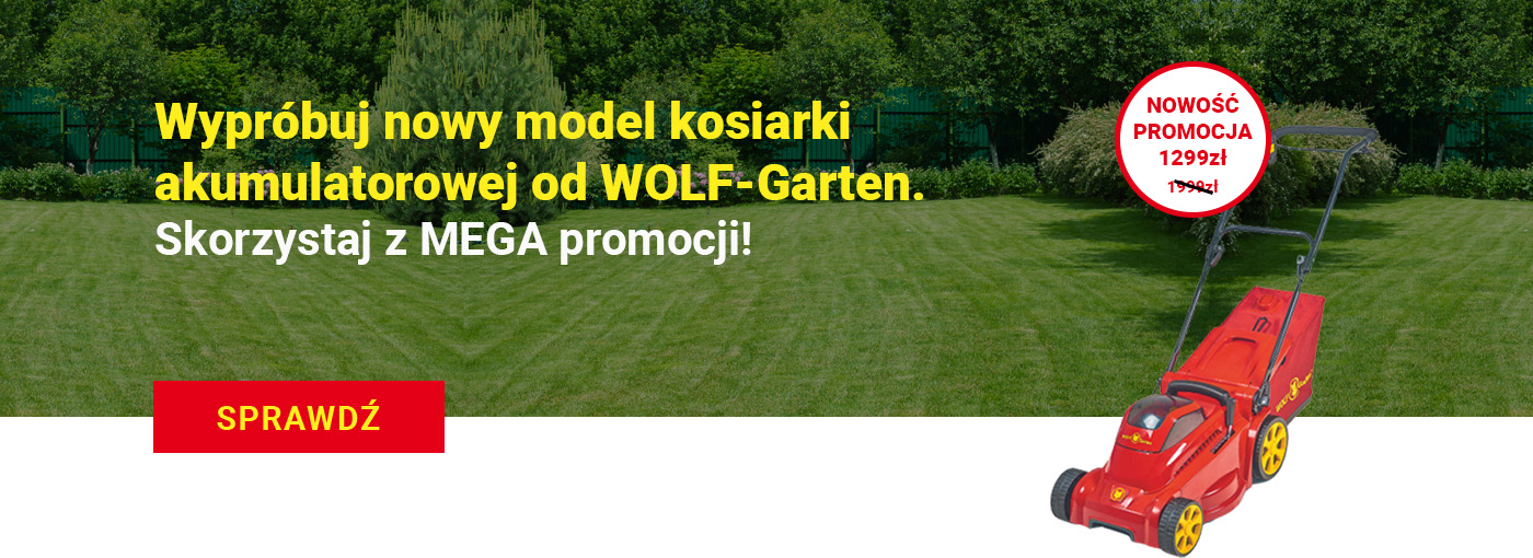Wypróbuj nowy model kosiarki akumulatorowej od WOLF-Garten! 